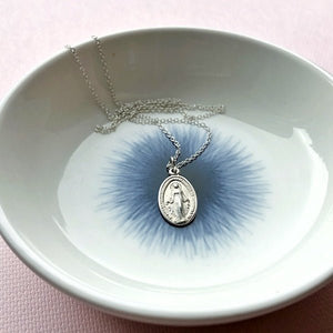 Cadena Virgen de los Rayos XS Silver - Unicus Joyas