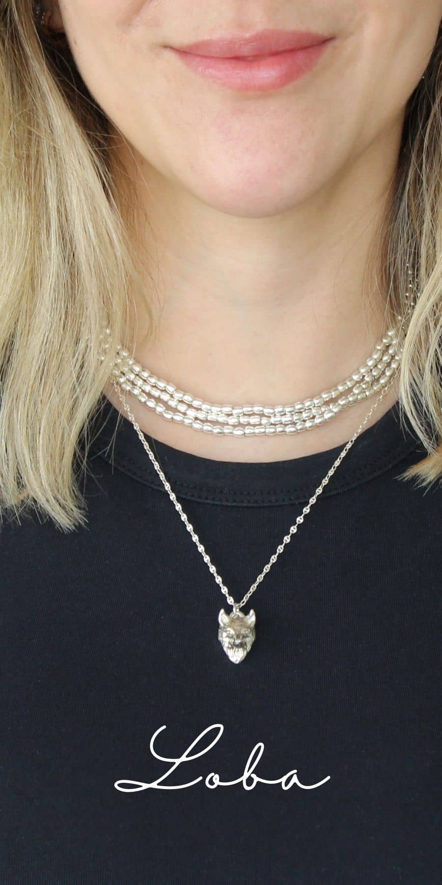 Colgante Loba de Plata