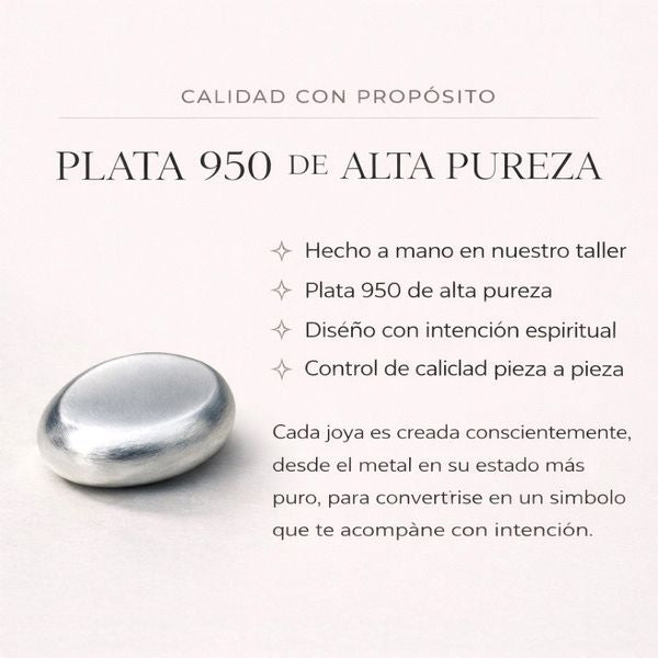 Aros de Plata 950 con Circón y 3 Bolitas - Unicus Joyas