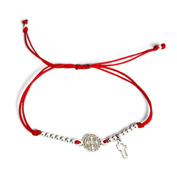 Pack Duo - Dos Pulseras Cruz de San Benito y Grabado de Inicial Gratis