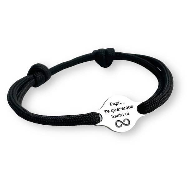 Pulsera Papá Infinito de Plata
