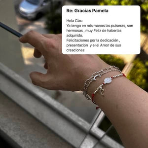 Pack Duo - Dos Pulseras Cruz de San Benito y Grabado de Inicial Gratis