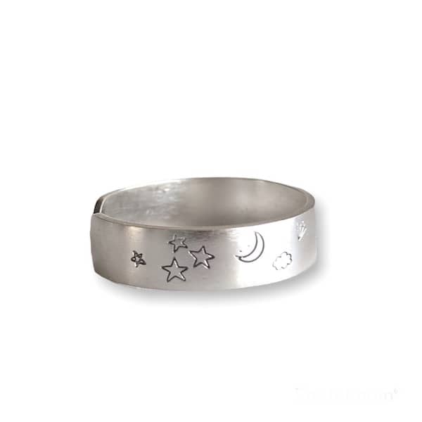 Anillo Cósmico de Plata - Unicus Joyas