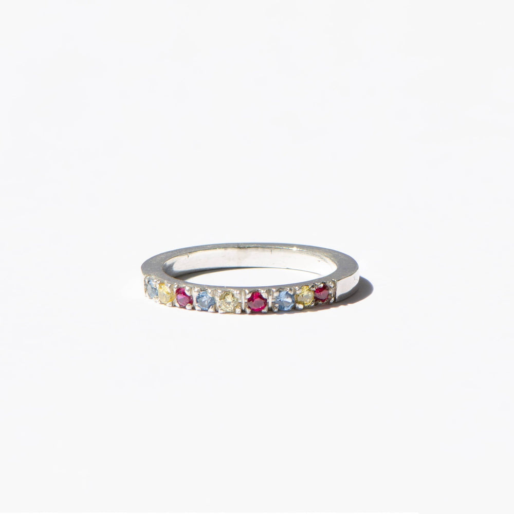 Anillo de Plata Medio Cintillo Magic - Unicus Joyas