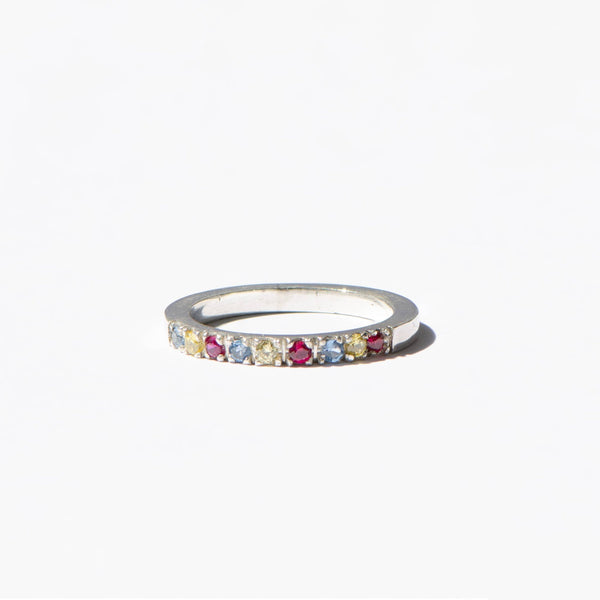 Anillo de Plata Medio Cintillo Magic - Unicus Joyas