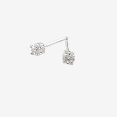 Aros de Plata 950 Grifas y Circón Redondo - Unicus Joyas