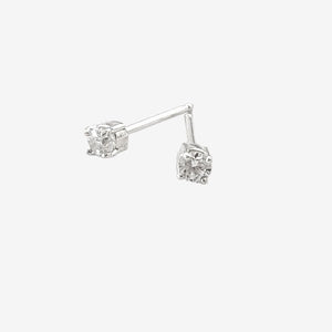 Aros de Plata 950 Grifas y Circón Redondo - Unicus Joyas