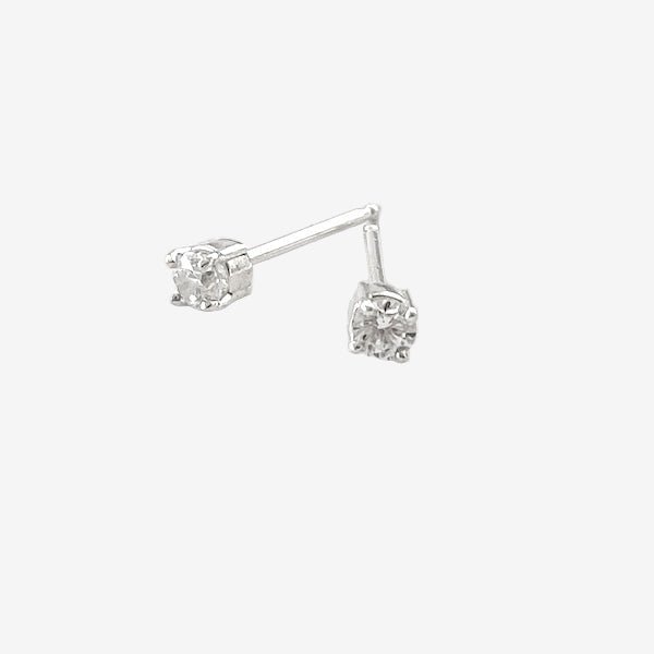 Aros de Plata 950 Grifas y Circón Redondo - Unicus Joyas