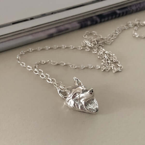 Cadena Colgante Loba Silver - Unicus Joyas