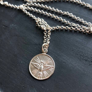 Cadena Espiritu Santo Plata - Unicus Joyas