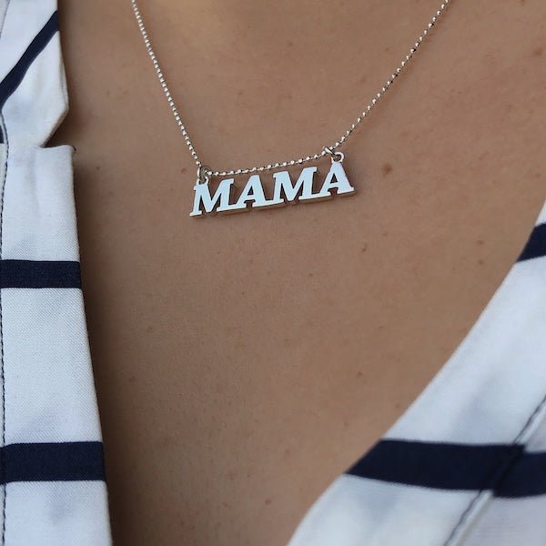 Cadena Mamá Plata - Unicus Joyas