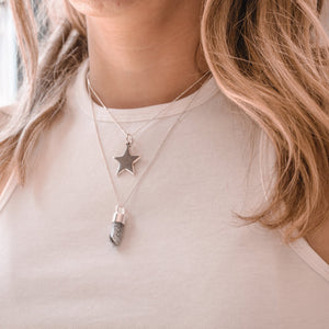 Colgante Plata Punta Dalmatita - Unicus Joyas