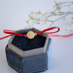 Pulsera Cruz San Benito de Oro 18k - Unicus Joyas