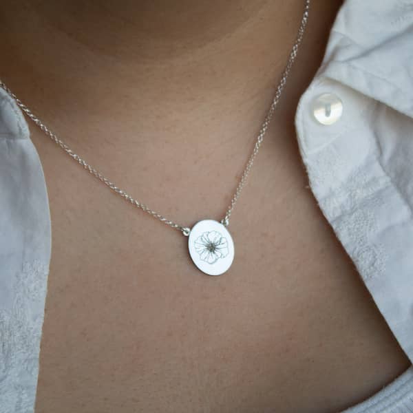 Collar Horóscopo Tauro y Amapola