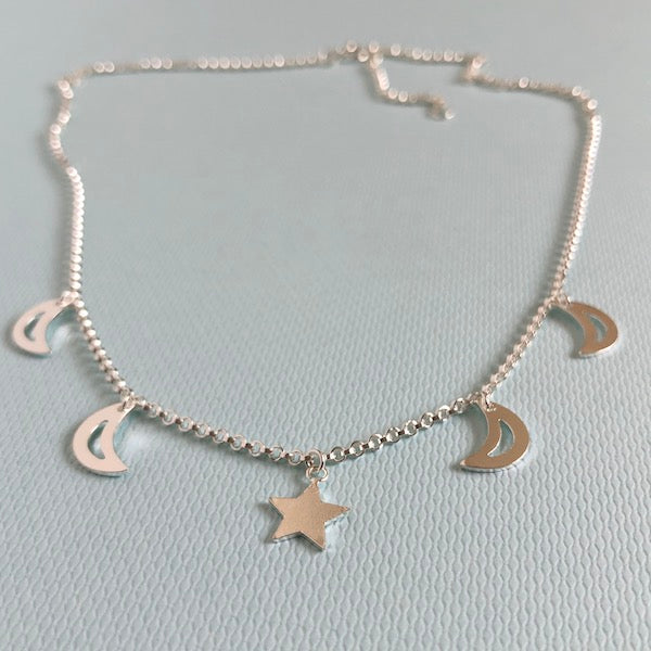 Collar Lunas y Estrella