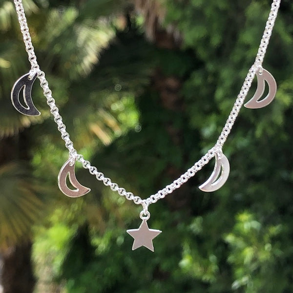 Collar Lunas y Estrella