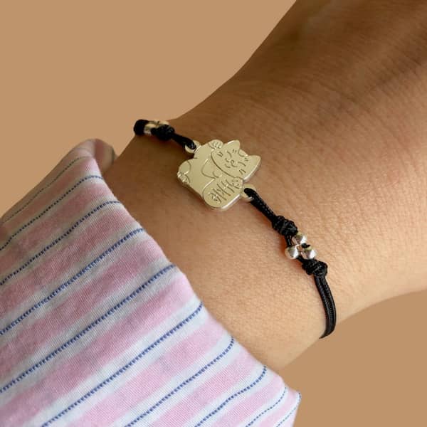 Pulsera Gato Maneki Neko