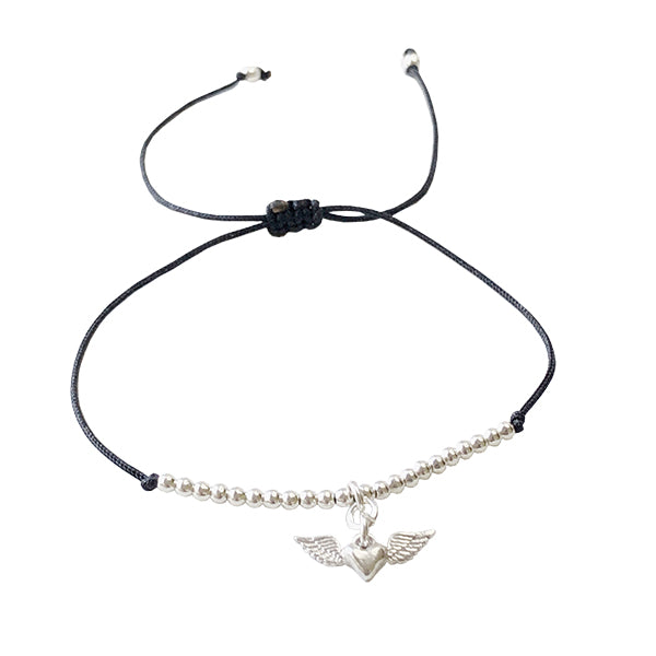 Pulsera Corazón Alas XS