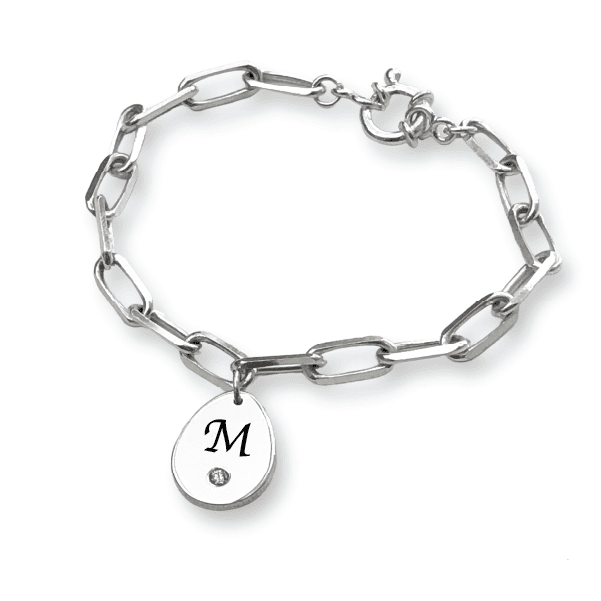 Pulsera de Plata con cristal Austriaco