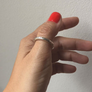 Anillo Chunky Plata