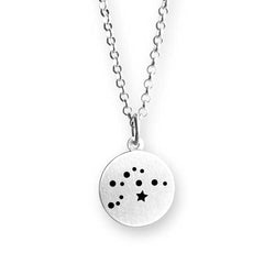 Collar Constelación Zodiacal Acuario Plata - Unicus Joyas