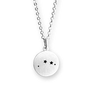 Collar Constelación Zodiacal Aries Plata - Unicus Joyas