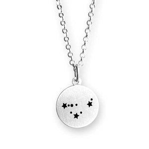 Collar Constelación Zodiacal Capricornio Plata - Unicus Joyas