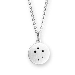 Collar Constelación Zodiacal Libra Plata - Unicus Joyas