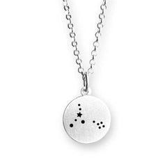 Collar Constelación Zodiacal Piscis Plata - Unicus Joyas