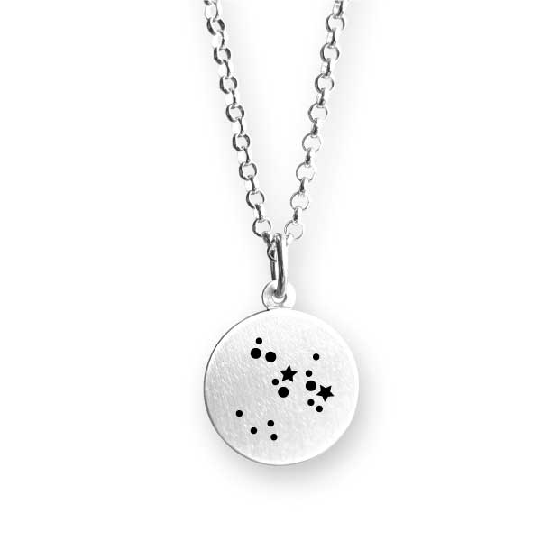 Collar Constelación Zodiacal Sagitario Plata - Unicus Joyas