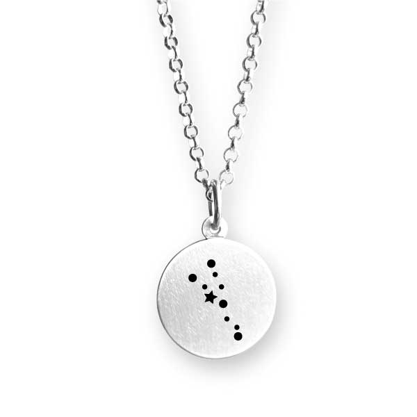 Collar Constelación Zodiacal Tauro Plata - Unicus Joyas
