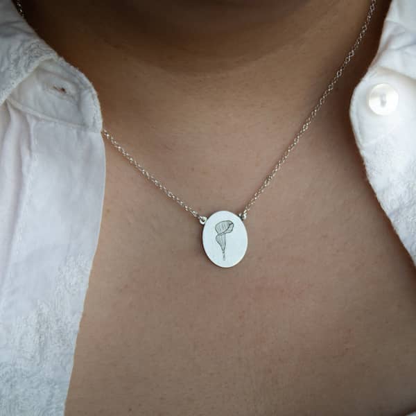 Collar Horóscopo Libra y Cala - Unicus Joyas